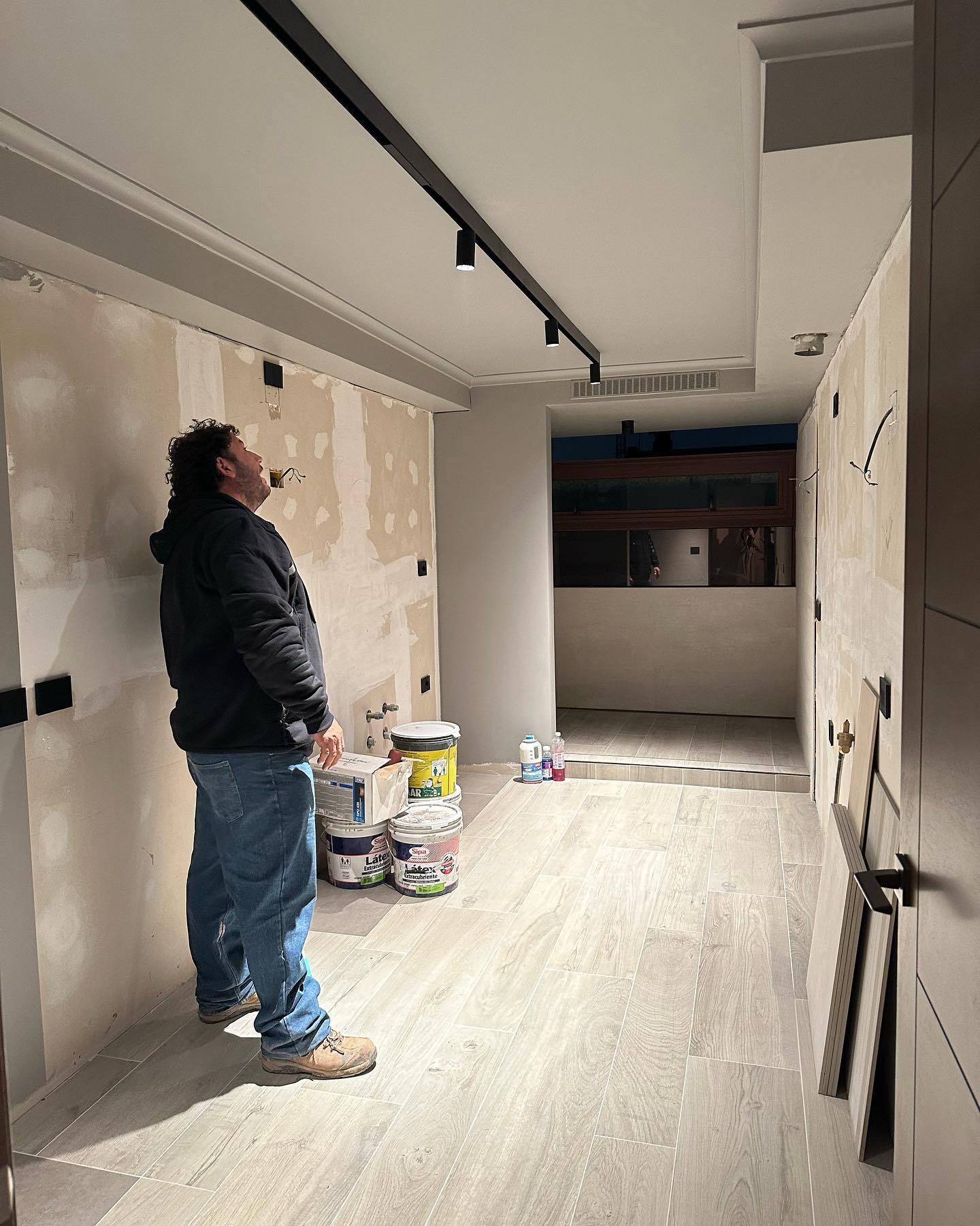 Pasillo terminado